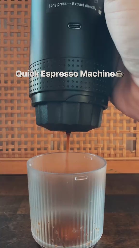 Seyahat ve Ev İçin Kablosuz Taşınabilir Espresso Kahve Makinesi